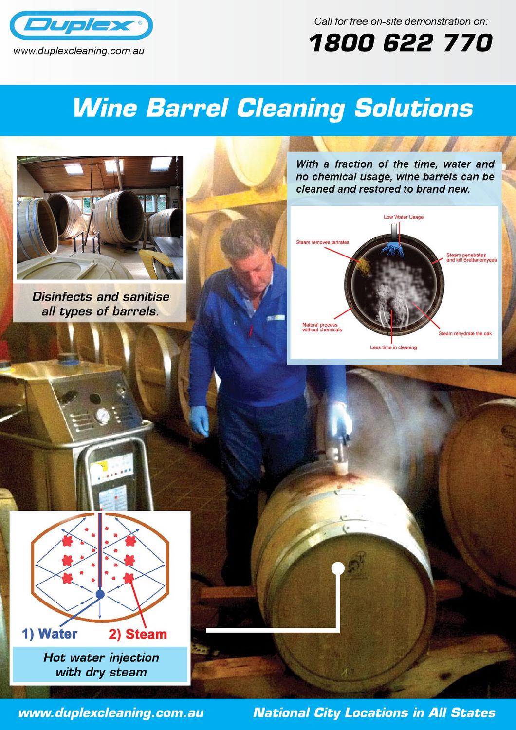 Wine Barrel Cleaning Solutions with Duplex by Duplex Cleaning Issuu