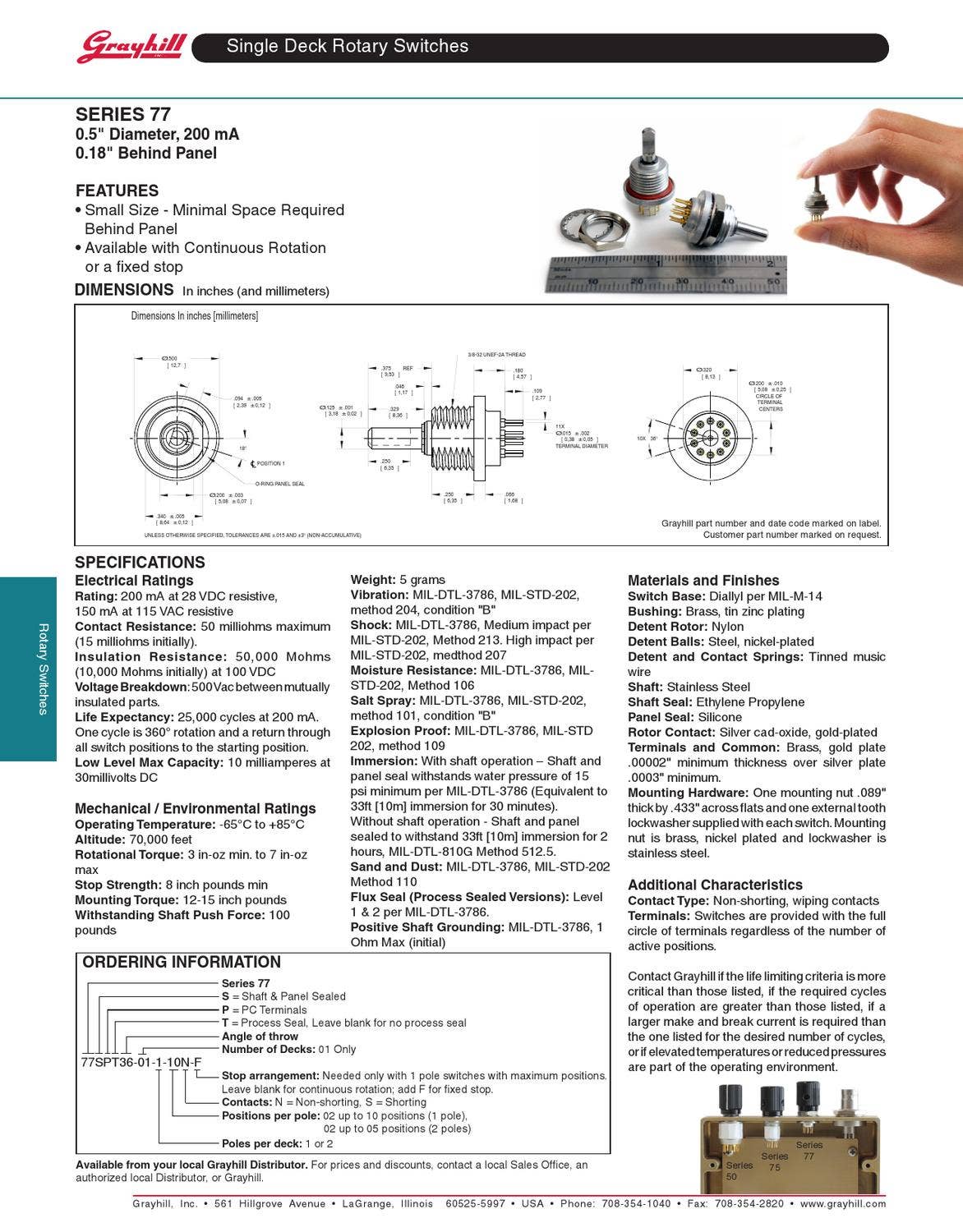 77_rotary_switch_datasheet_Rev3 by EAO AG - Issuu