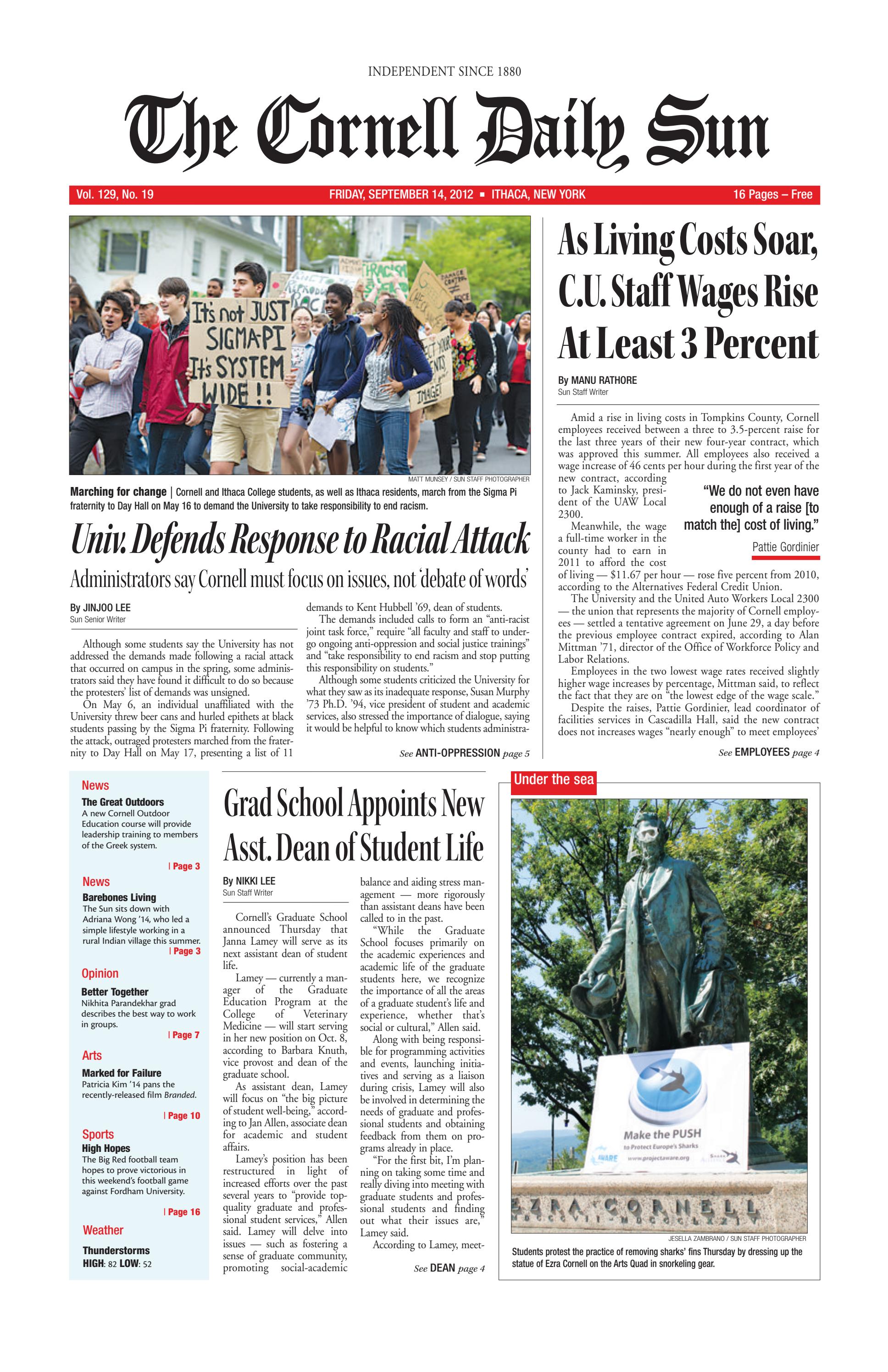09-14-12 by The Cornell Daily Sun - Issuu