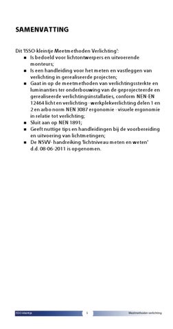 Stichting ISSO 灯饰目录 · Kleintje 照明 第 6 页