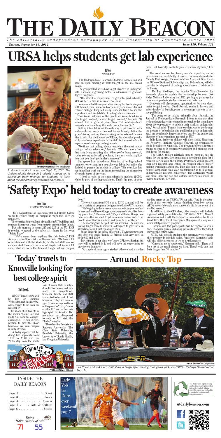 The Daily Beacon by UT Office of Student Media - Issuu