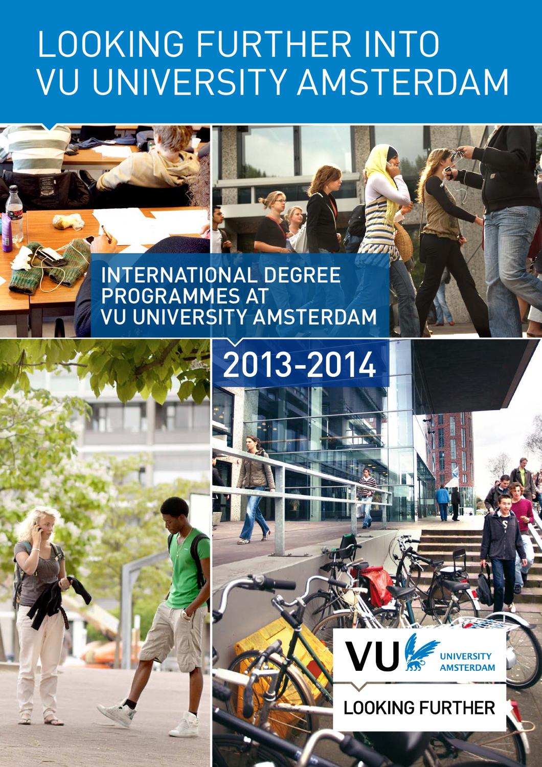 VU International Degree Programmes 20132014 by Vrije Universiteit