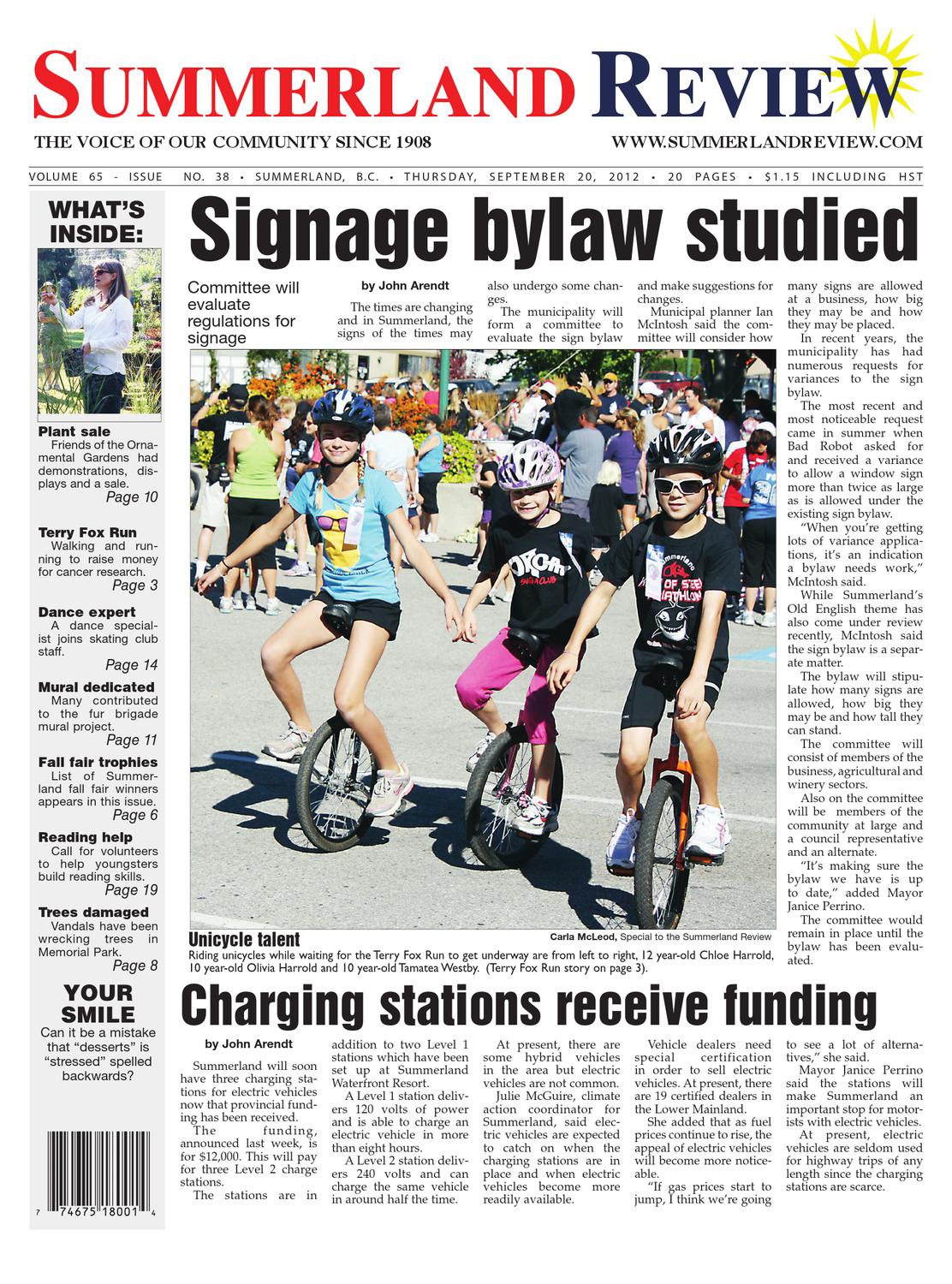 Summerland Review, September 20, 2012 by Black Press Media Group Issuu