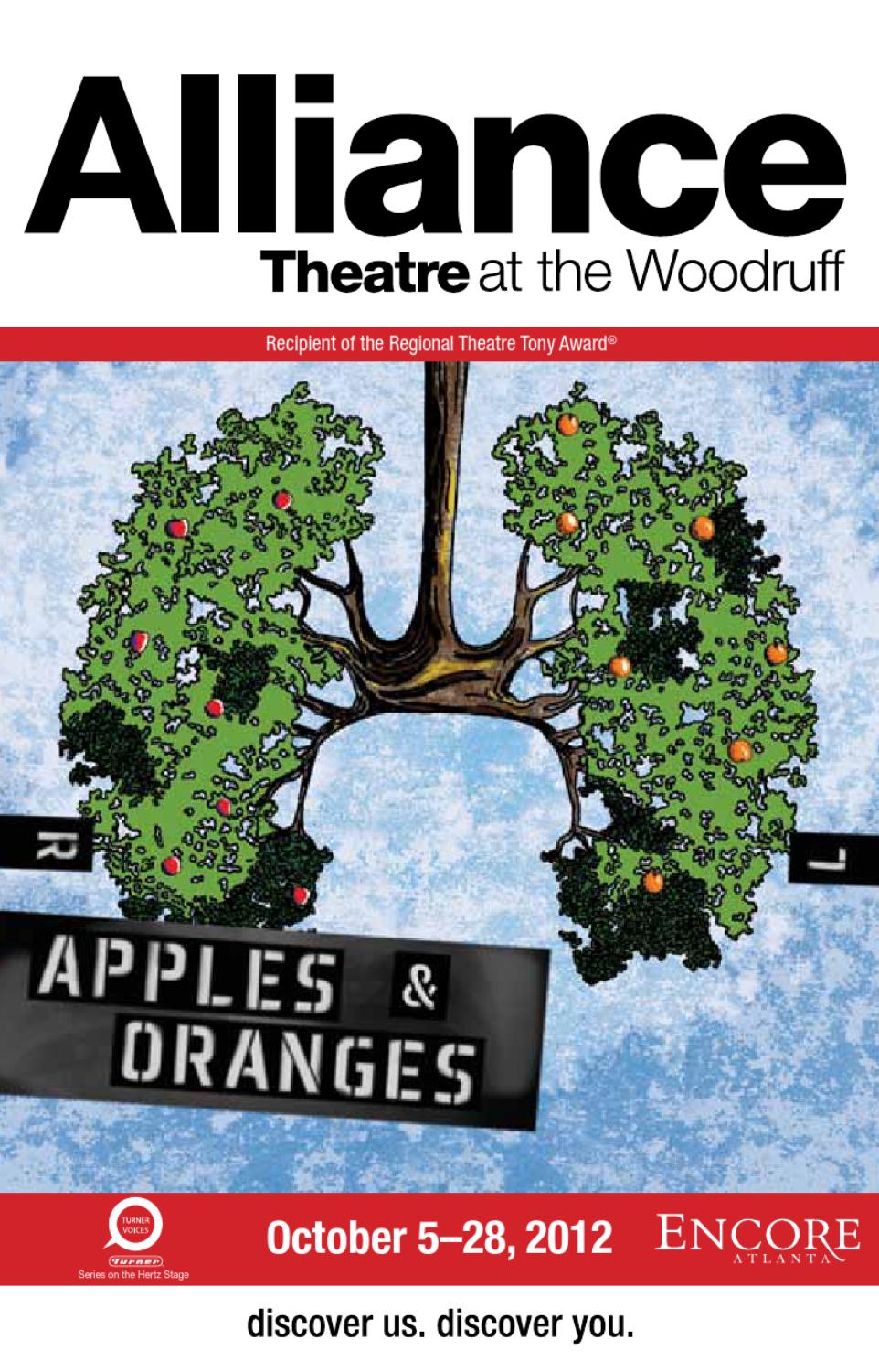 October 2012 Apples and Oranges at the Alliance Theatre by Encore