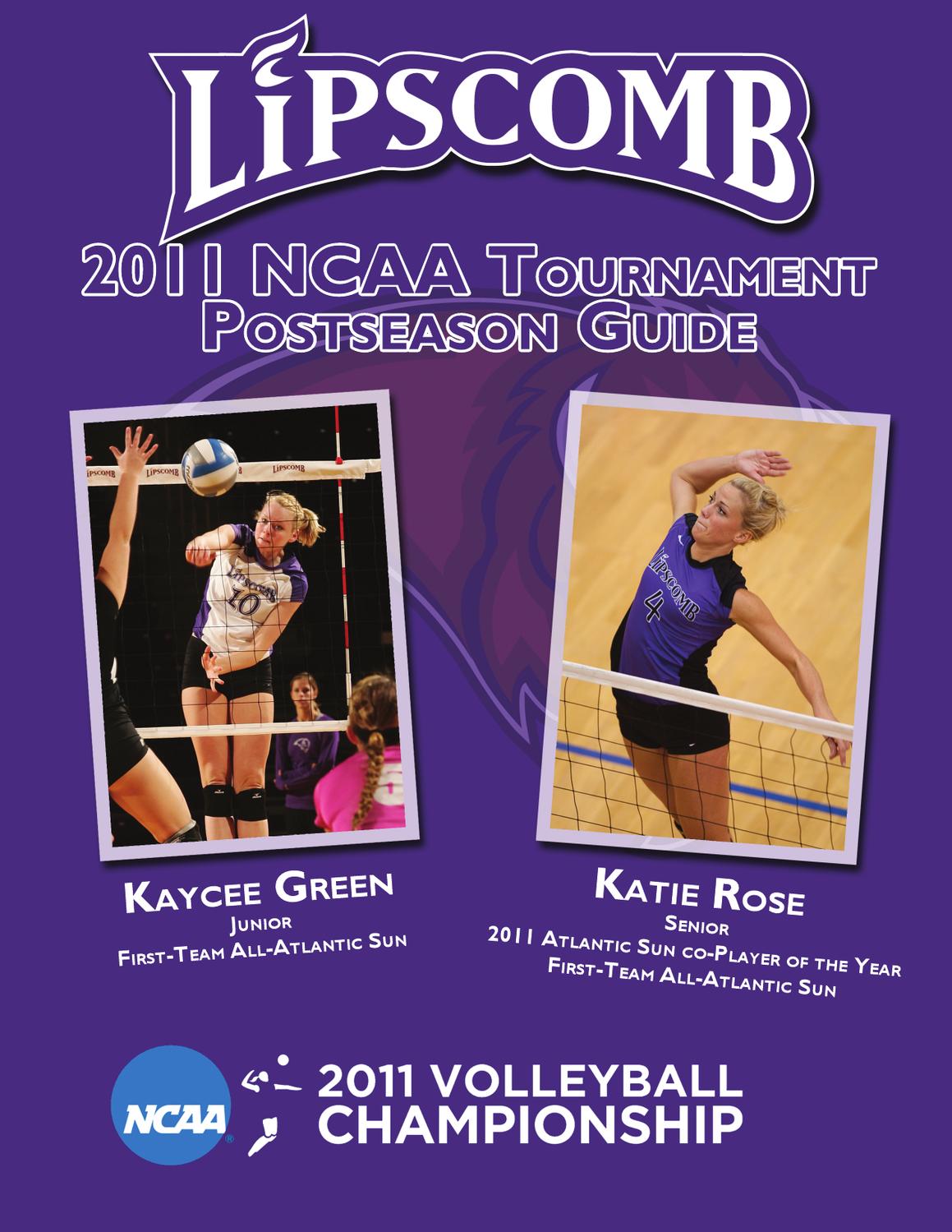 2011 Volleyball NCAA Tournament Postseason Guide by University Athletics Issuu