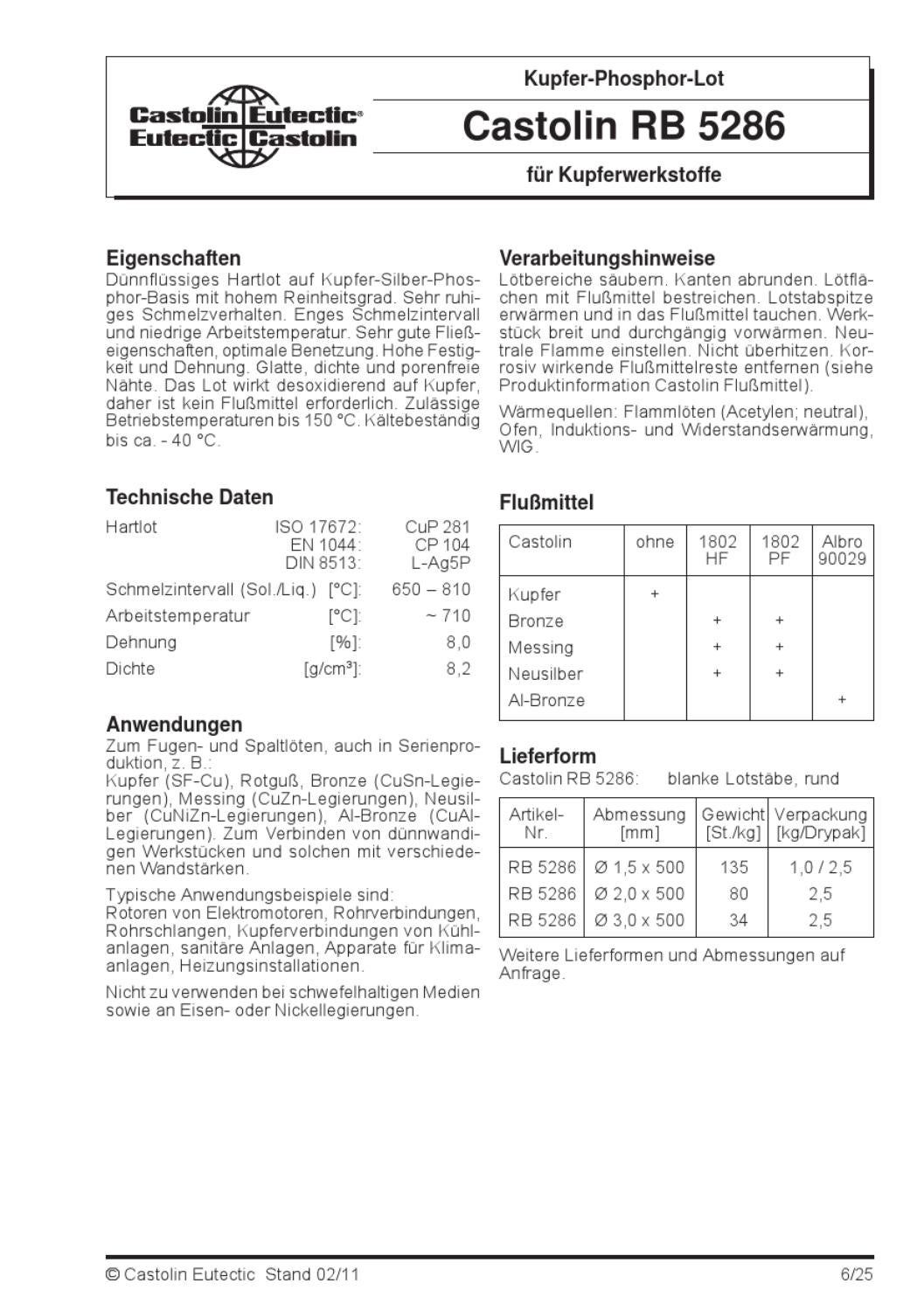 castolin-RB-5286-Kupfer-Phosphor-Lote-hartlote by Castolin Eutectic - Issuu