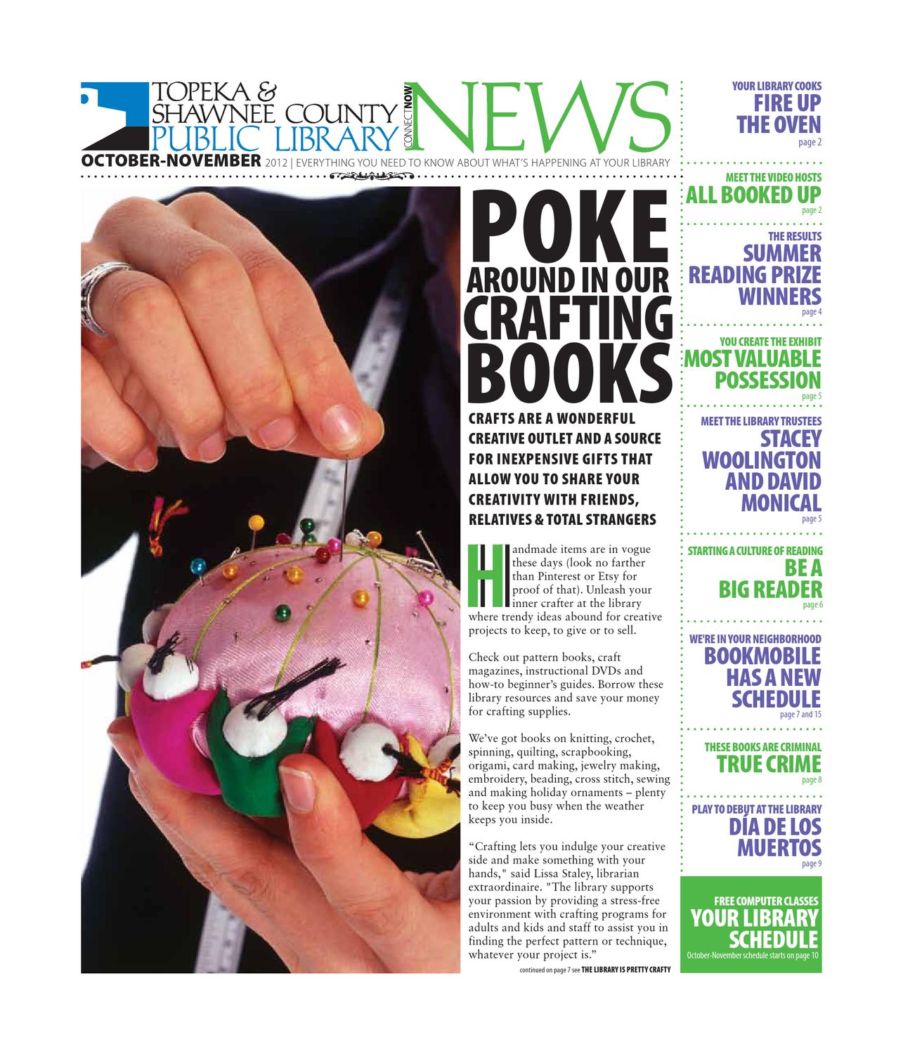 Oct/Nov ConnectNow What's Happening at Your Library by Topeka and