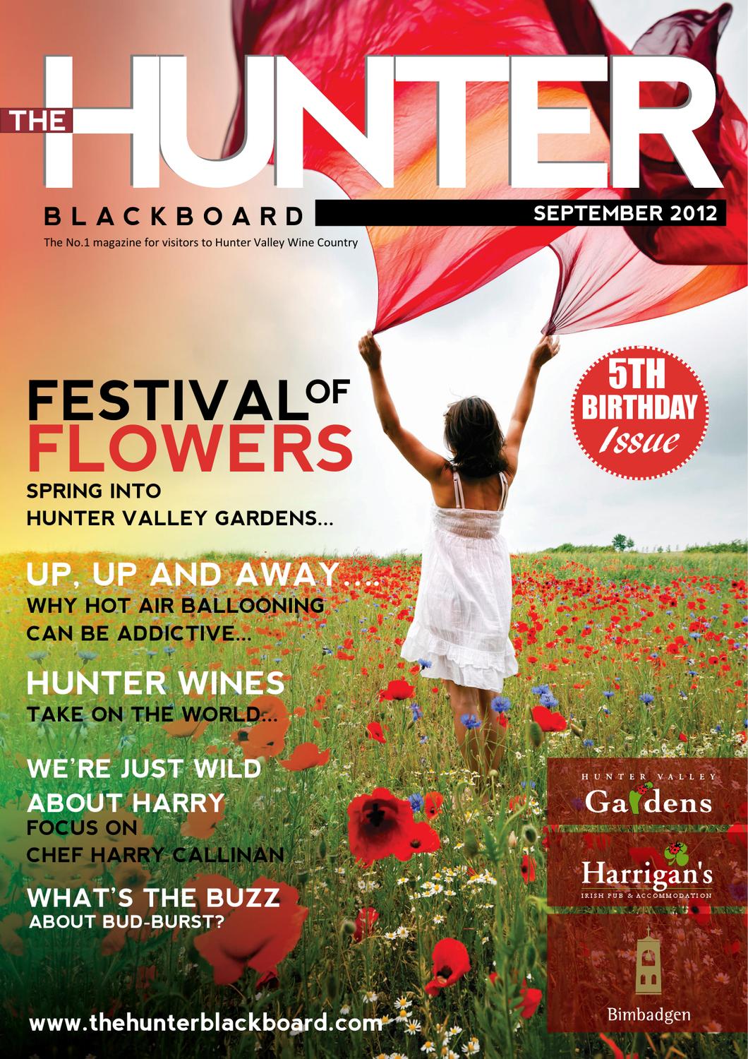 The Hunter Blackboard September Issue 2012 by WCP MEDIA HUNTER VALLEY