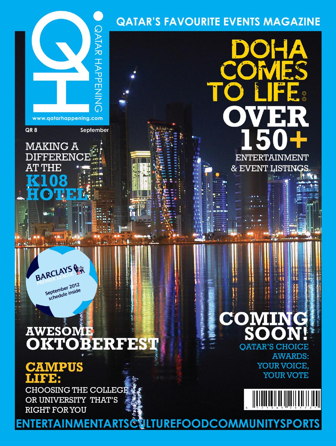 Qatar Happening September 2012 By Qatar Happening Issuu