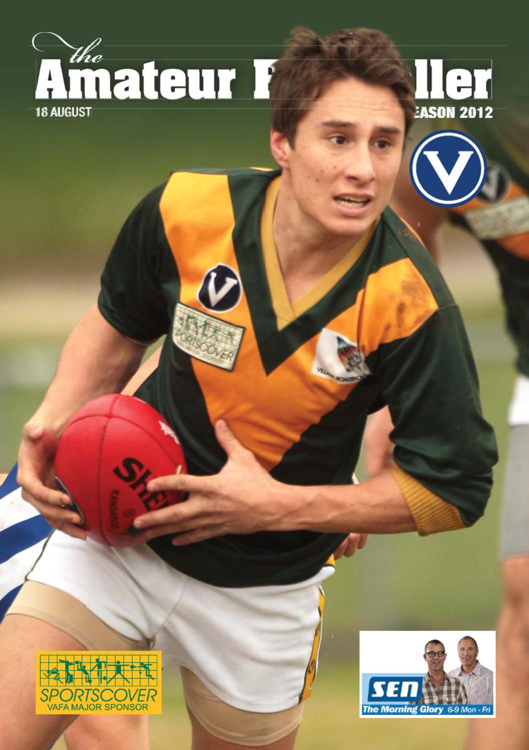 Amateur Footballer Round 1617 by VAFA Media - Issuu