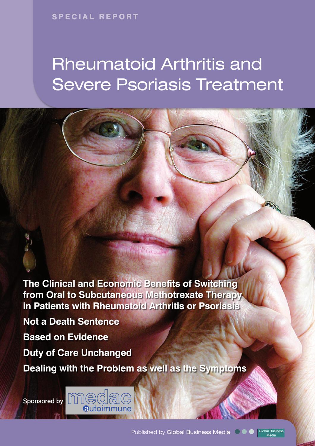 Special Report Rheumatoid Arthritis and Severe Psoriasis Treatment by