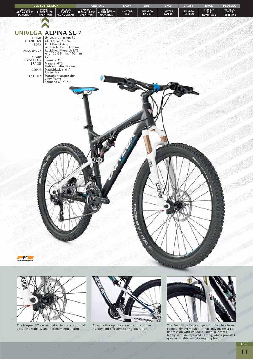 Cadre VTT Univega Alpina 5.5 - 20 Pouces - Acier Bi-Axial Power Oval - Occasion