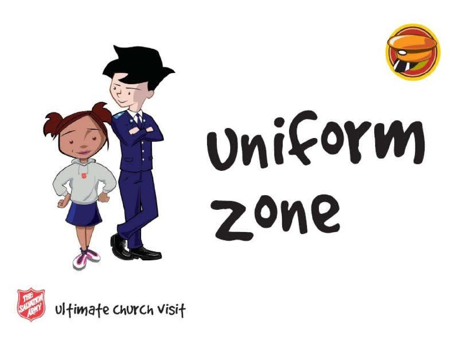 Uniform zone PowerPoint template by The Salvation Army UK and Ireland