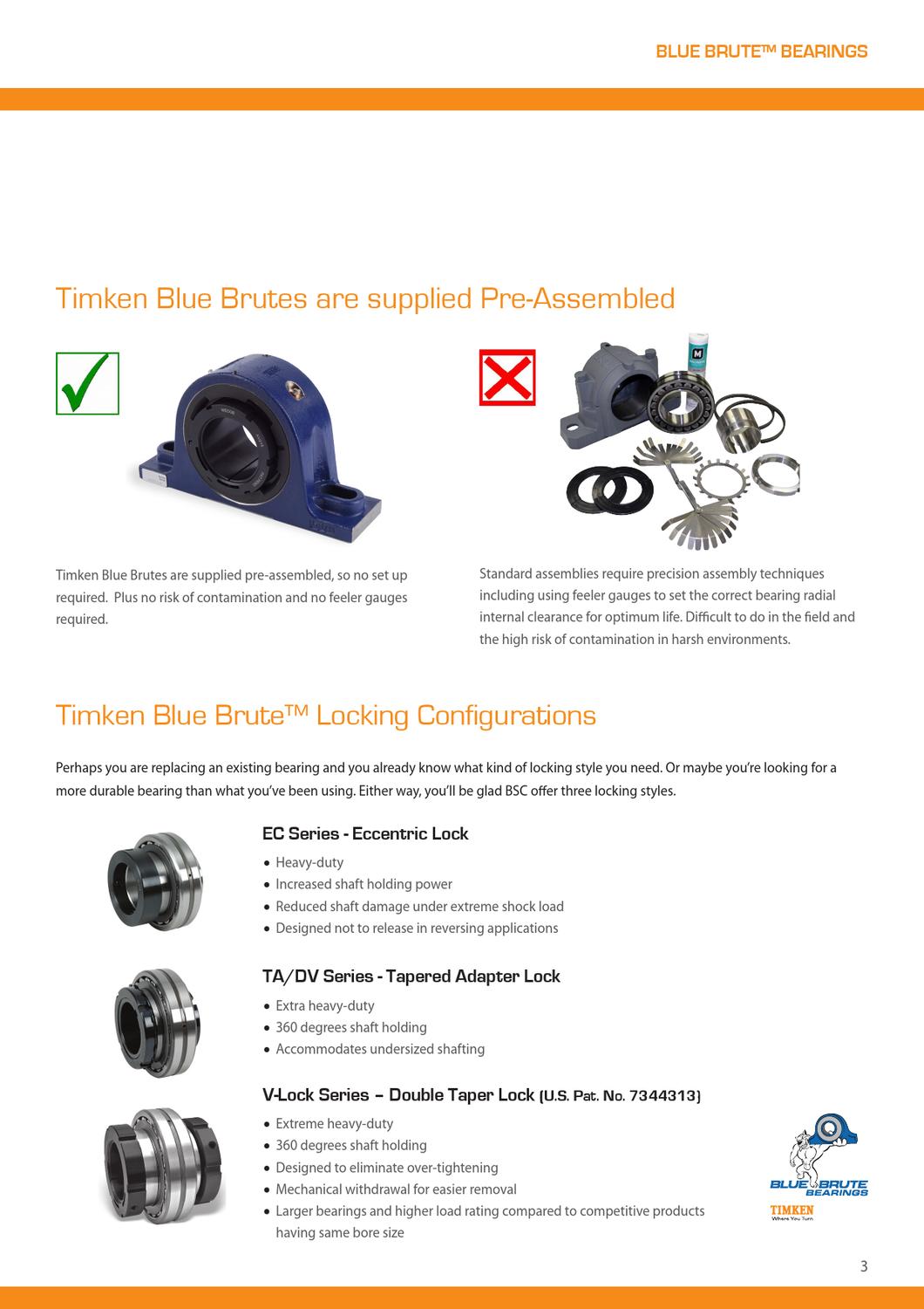 Timken Blue Brute Brochure by Industrial Solutions Australia Issuu