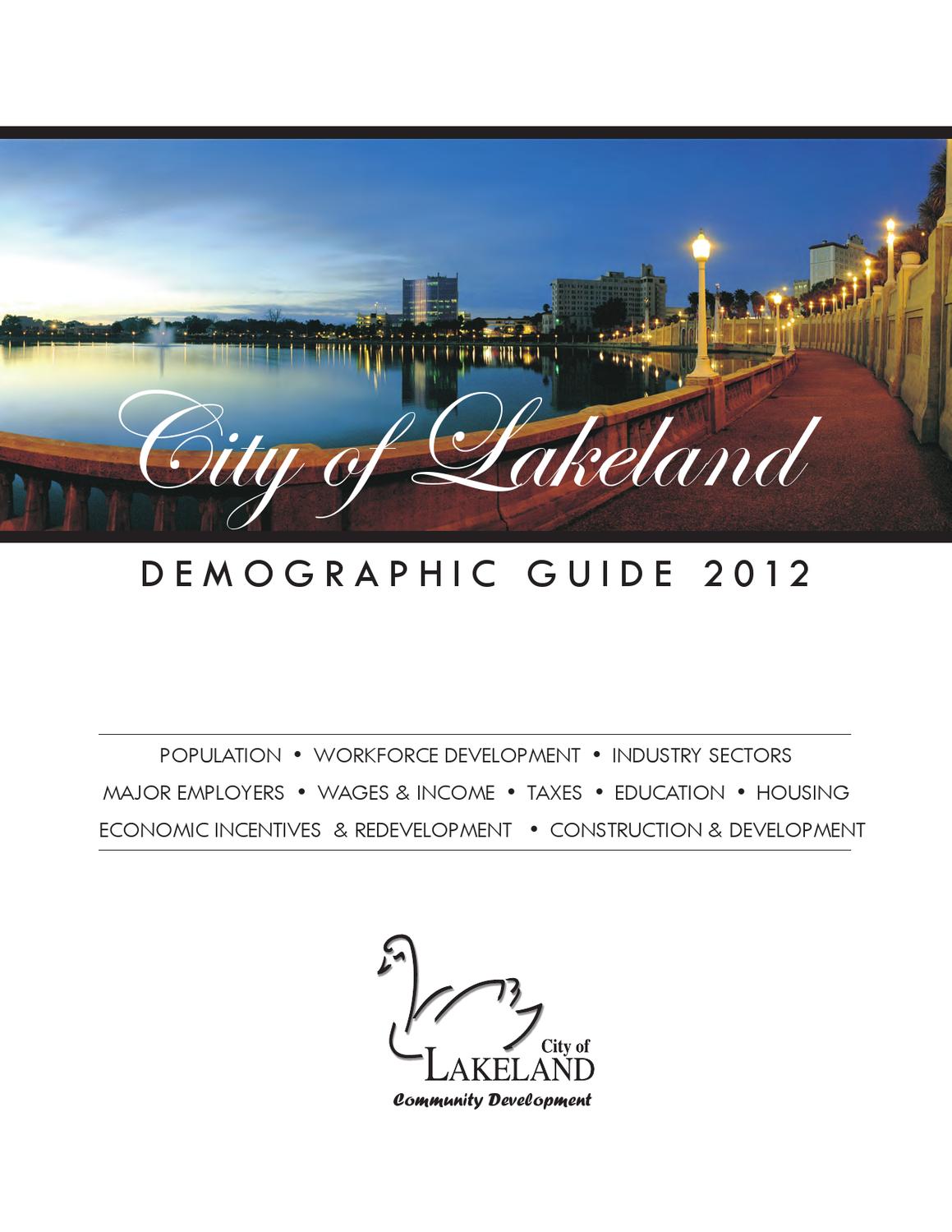 2012 Demographic Guide for Lakeland, Florida by City of Lakeland Issuu