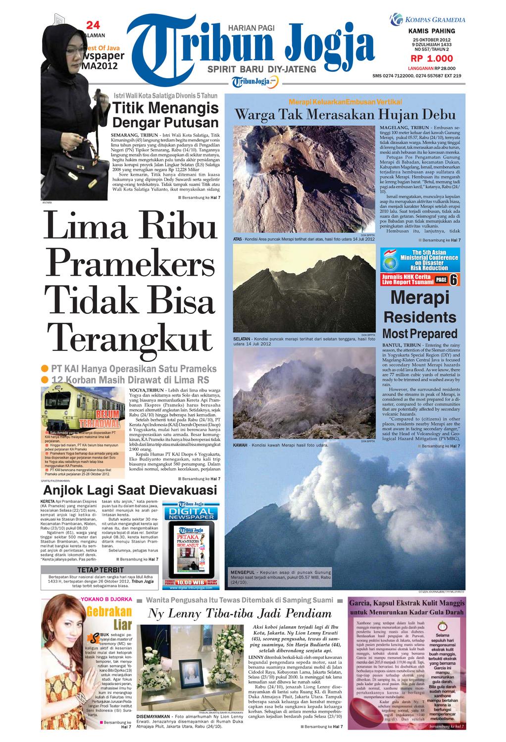 Tribunjogja 25 10 12 By Tribun Jogja Issuu