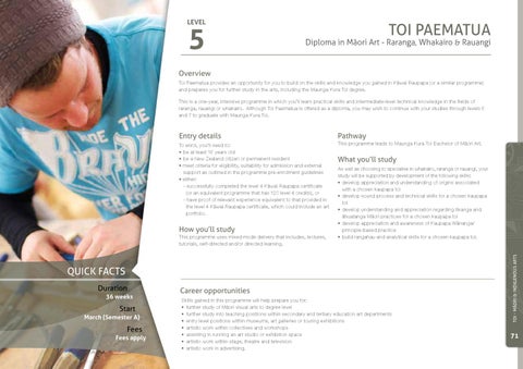 TWOA Prospectus 2013 by Te Wananga o Aotearoa - Issuu
