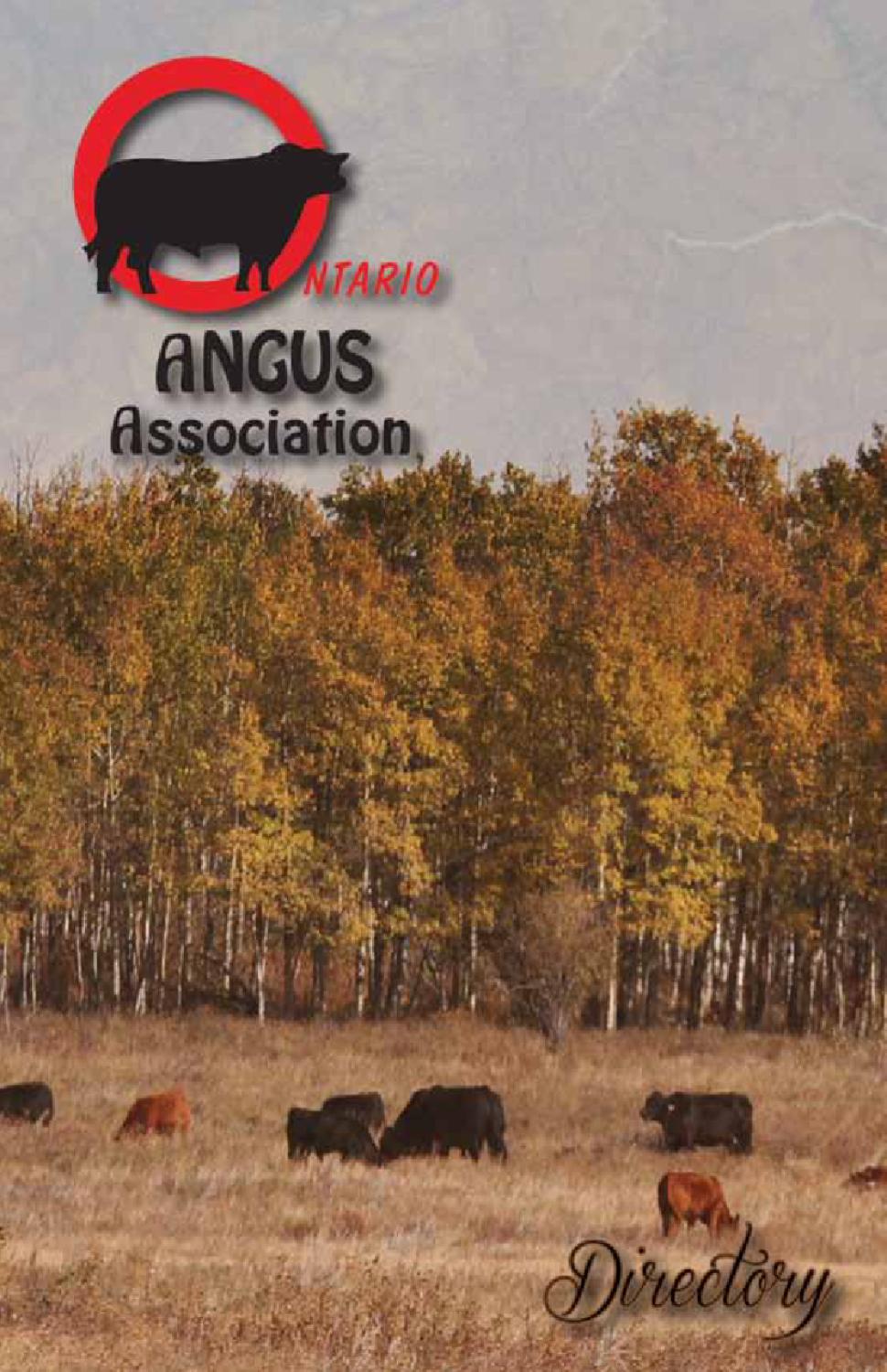 Ontario Angus Directory (2012) by Cassie Dorran Issuu