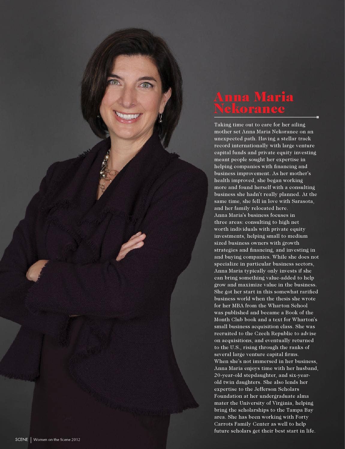 Women on the Scene 2012 by SARASOTA SCENE Magazine - Issuu