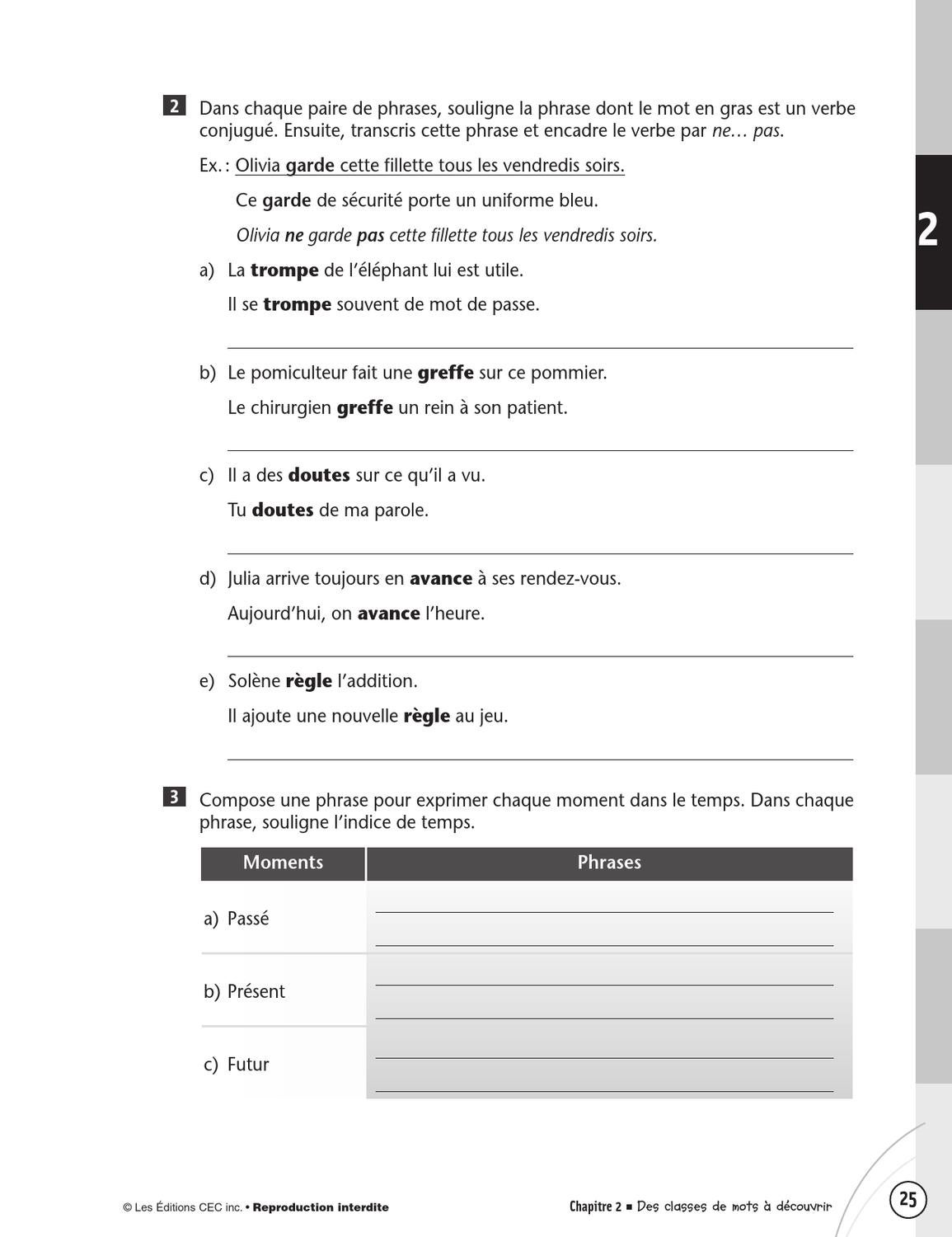 La Grammaire Par Les Exercices 5e Bordas Corrigé