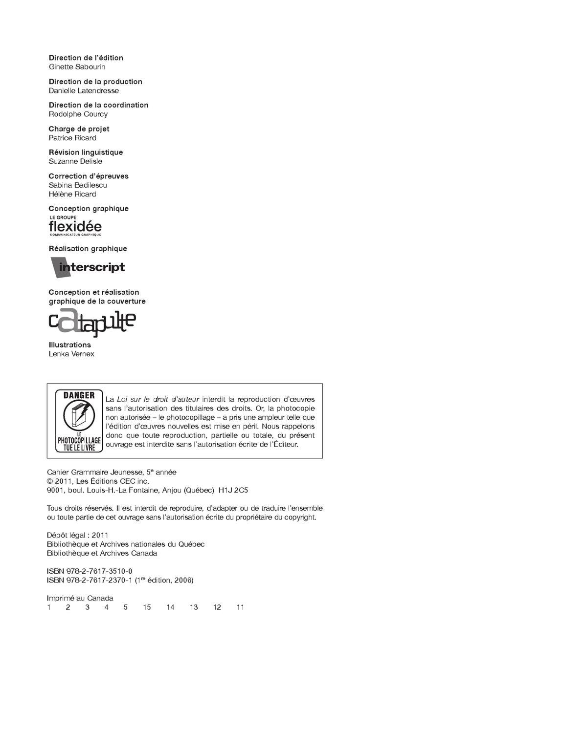 Le Labo De Grammaire 5e Correction