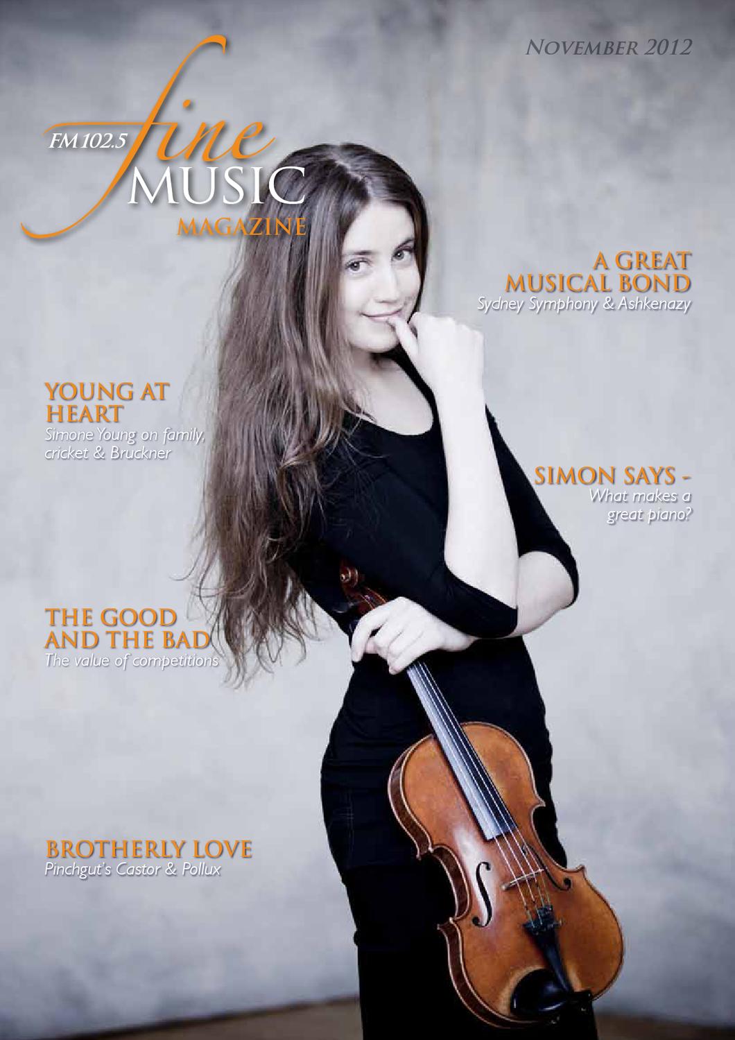 Fine Music Magazine November 2012 by 2MBS Fine Music Sydney - Issuu