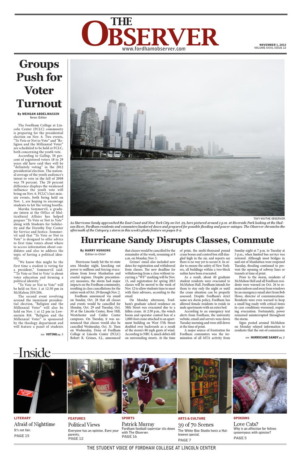 Fordham Observer — Issue 12 by Fordham Observer Issuu