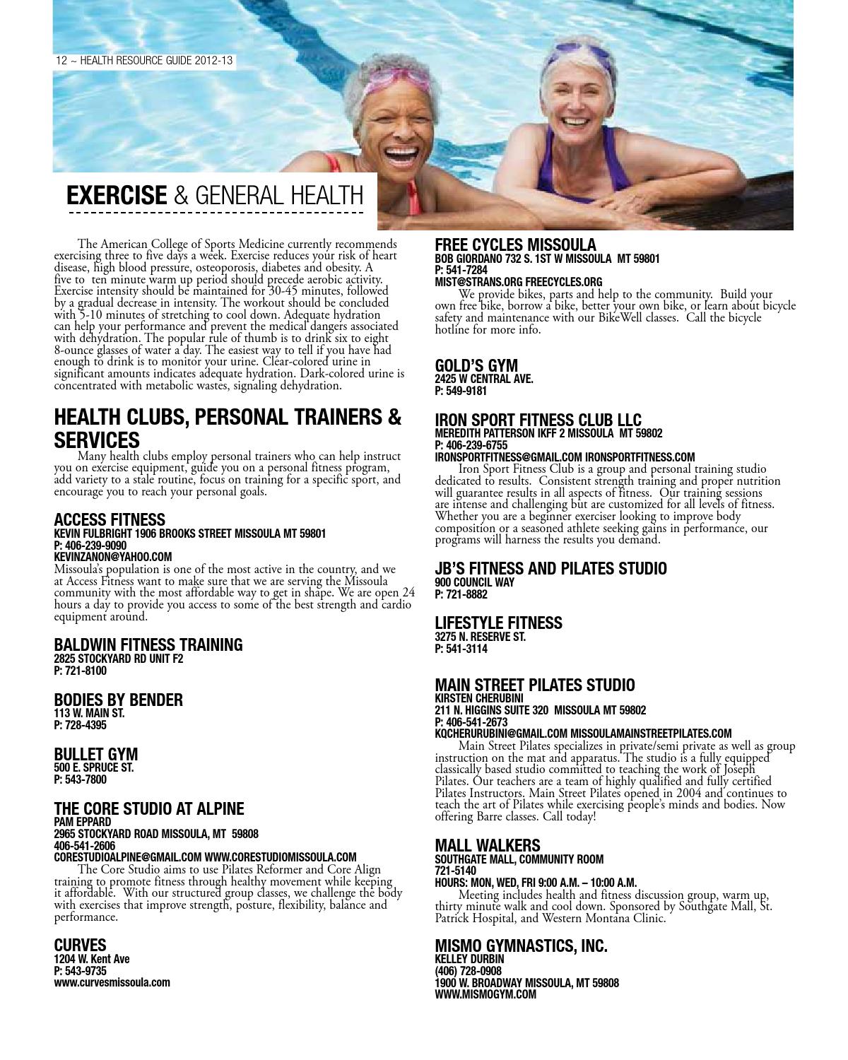 Missoula Health Resource Guide 2012 By Missoulian Issuu