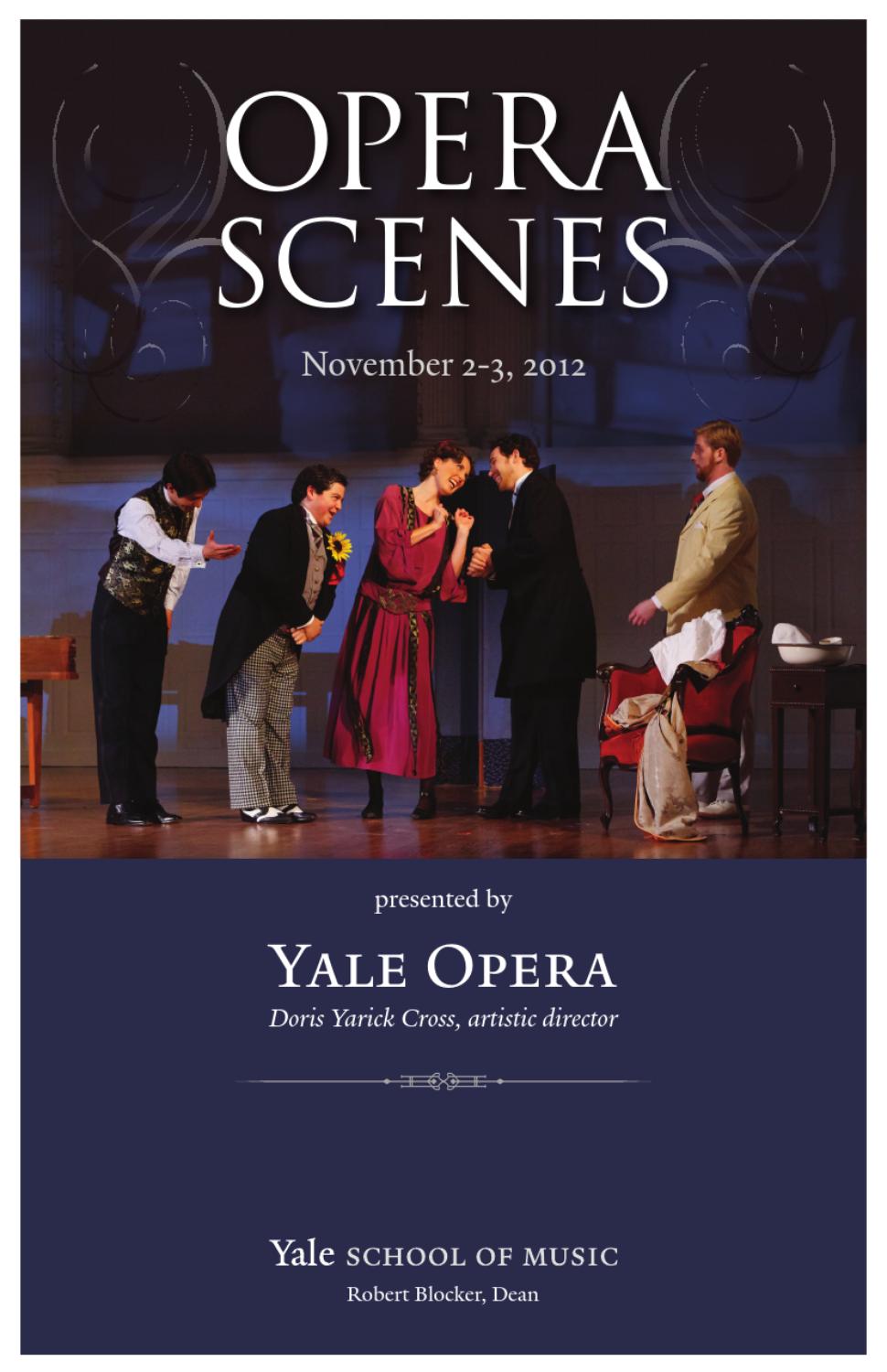 Yale Opera Scenes by Yale School of Music - Issuu