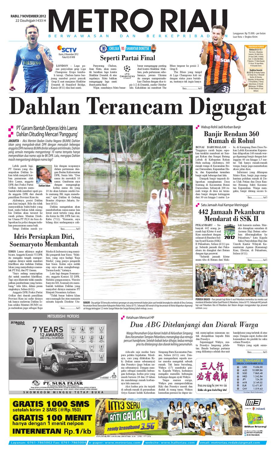 071112 By Harian Pagi Metro Riau Issuu 071112 By Harian Pagi Metro Riau Issuu