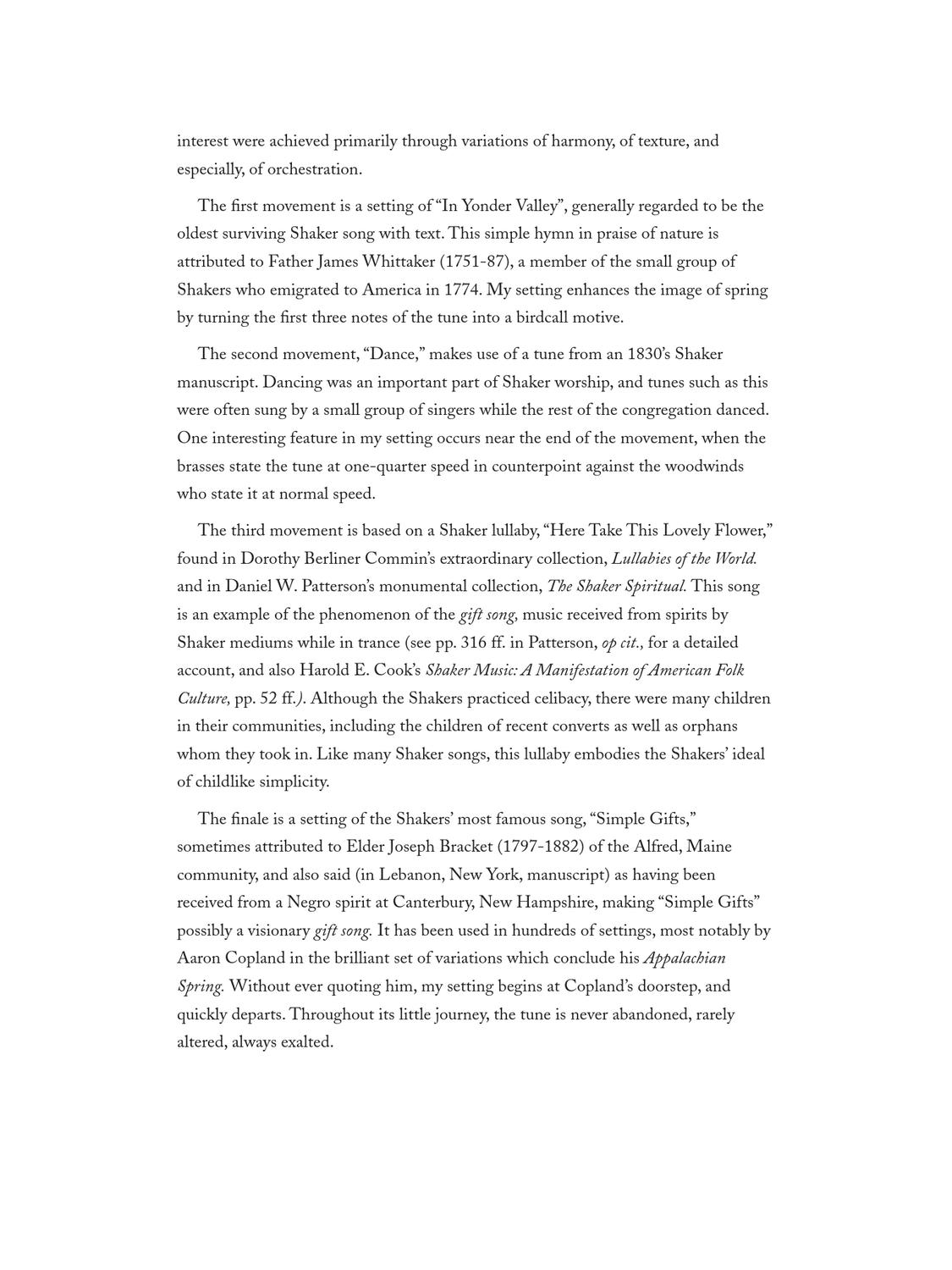 ≡ ISSUU ᐈ Simple Gifts Four Shaker Songs for concert band by Frank