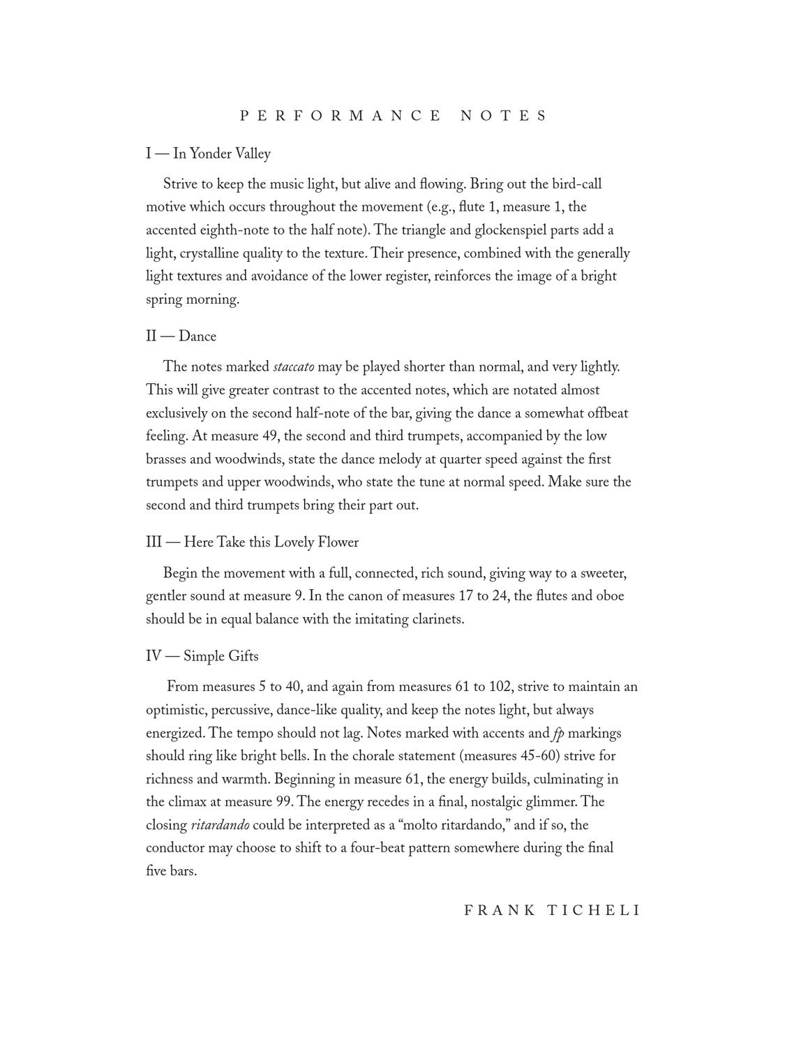 ≡ ISSUU ᐈ Simple Gifts Four Shaker Songs for concert band by Frank