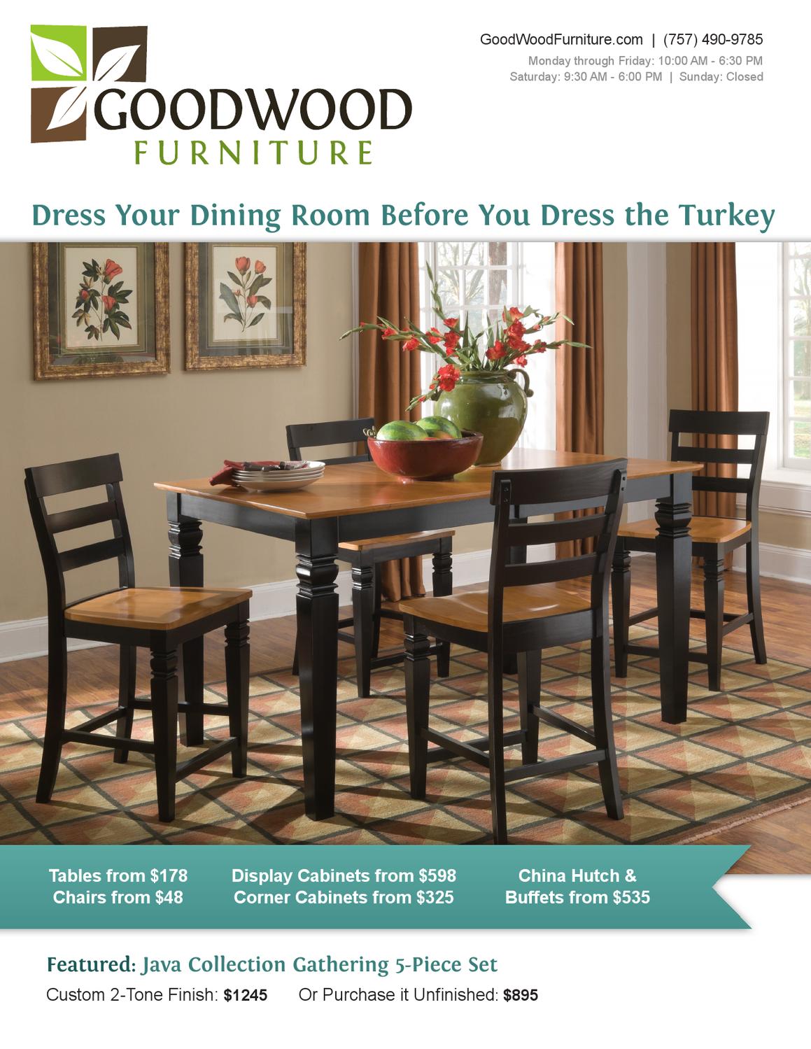 GoodWood Furniture Fall 2012 by Ciniva Issuu