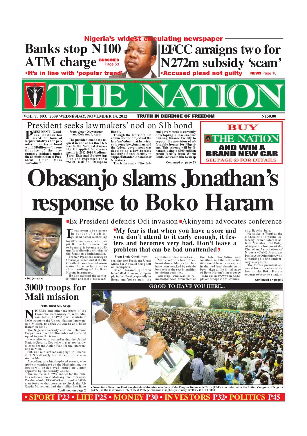 The Nation November 14, 2012 by The Nation - Issuu