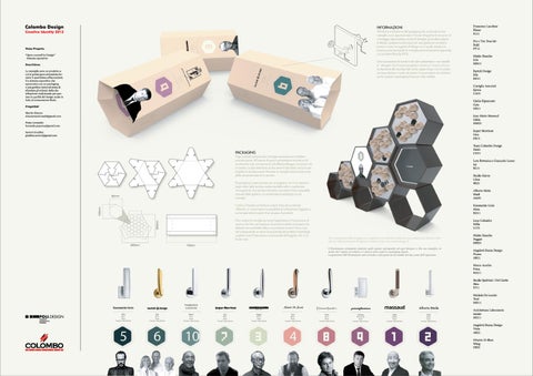 Colombo Design S.p.A. 家具目录 · Colombo Design Creative Identity 2012 第 3 页