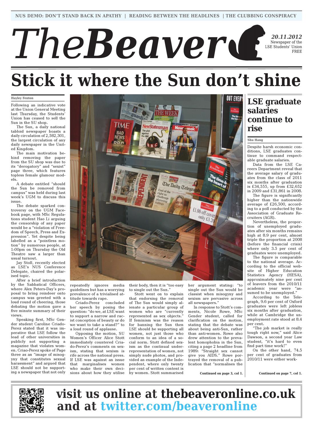 The Beaver Week Of November 20th 2012 By The Beaver Issuu