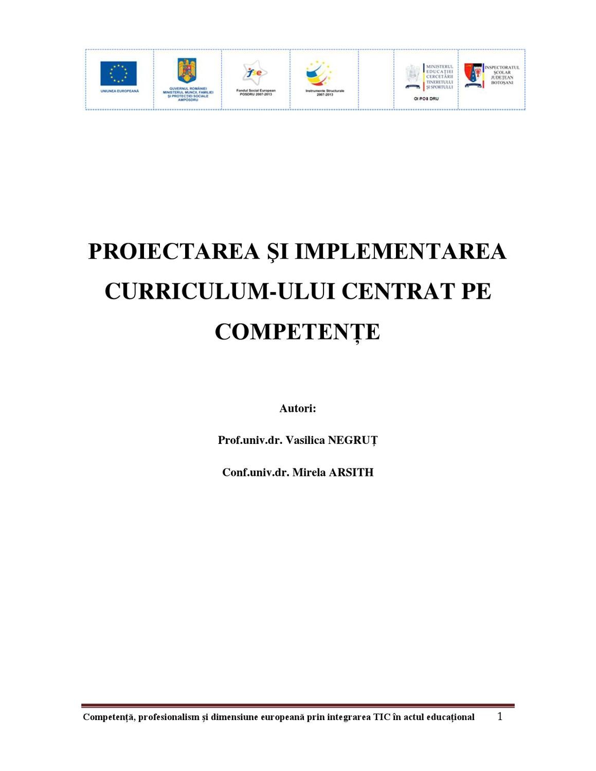 Curriculum By Luigi Ionescu Issuu