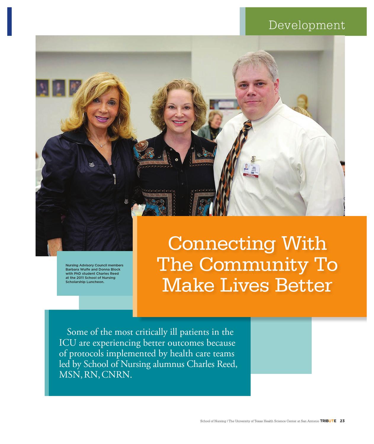 Tribute/School of Nursing 2012 by UT Health San Antonio Issuu