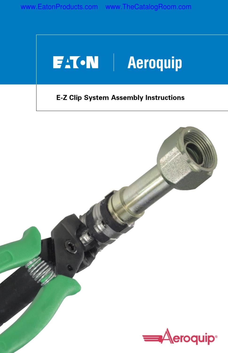 Eaton Aeroquip EZClip Assembly Instructions Manual by Murdock