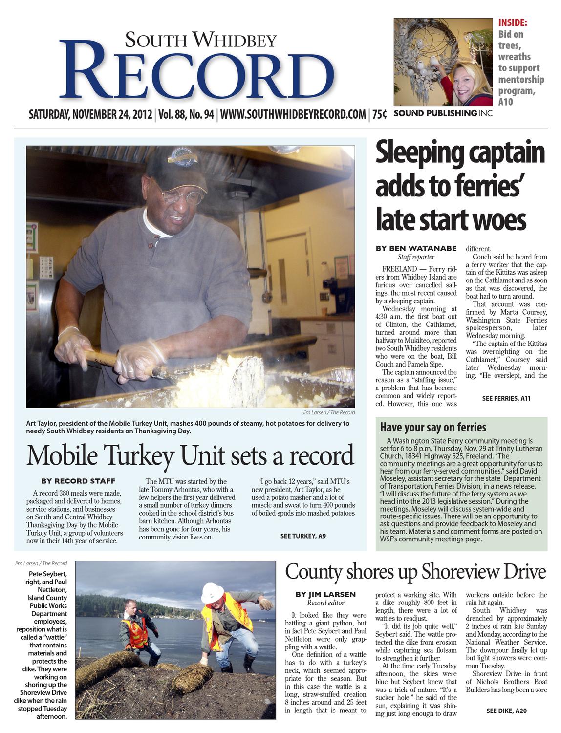 South Whidbey Record, November 24, 2012 by Sound Publishing - Issuu