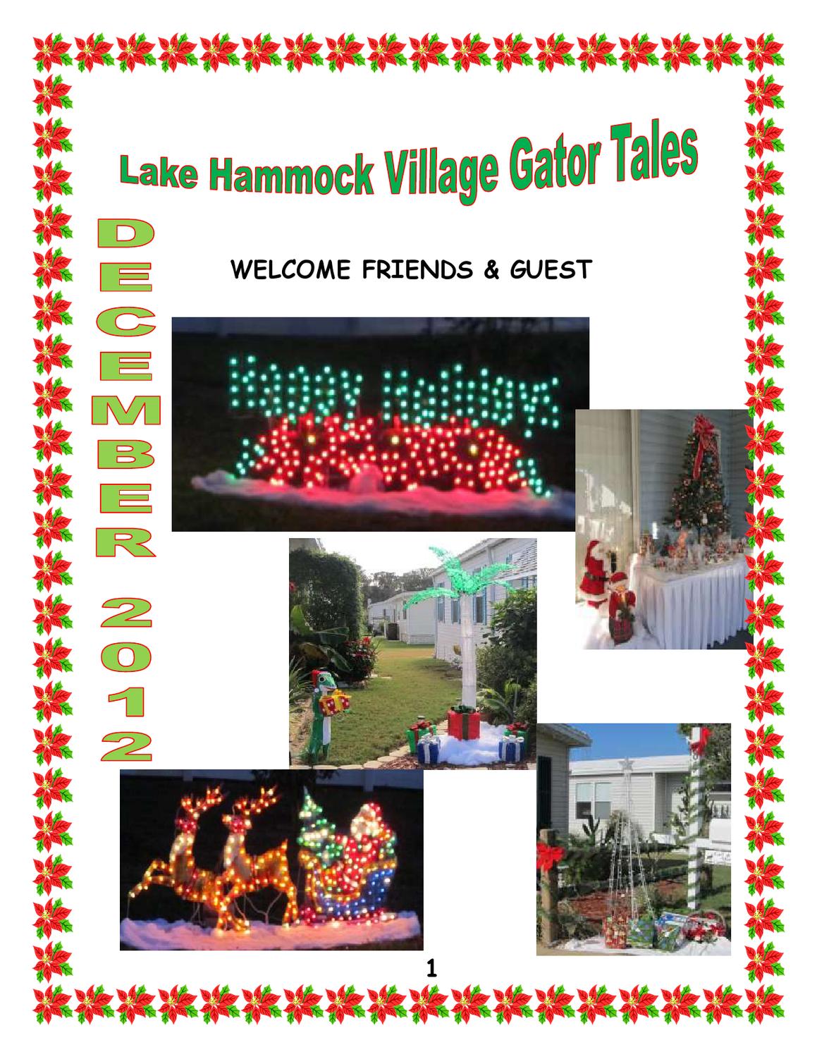 201212_Lake_Hammock_Village_Newsletter by Jeff H Issuu