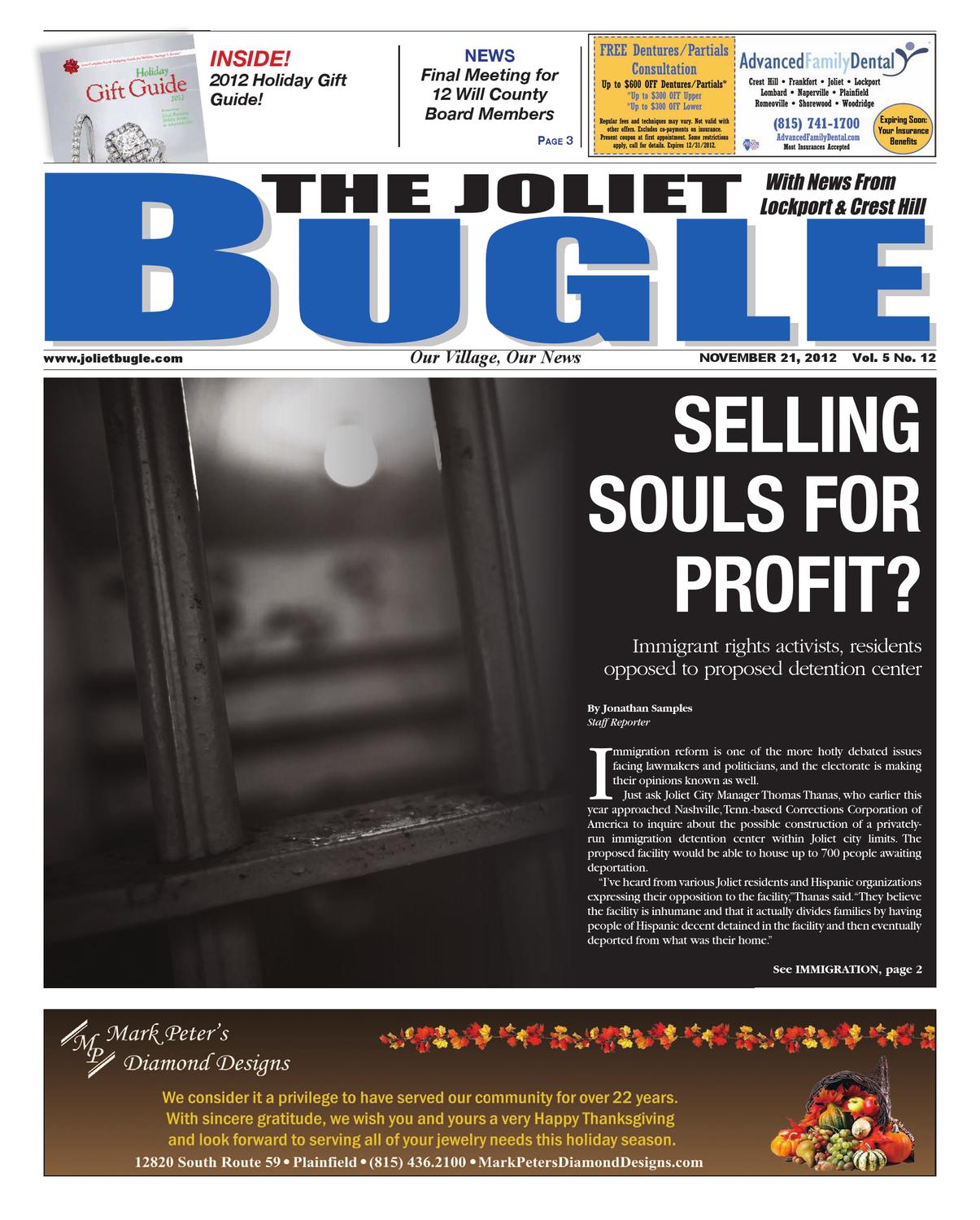 Joliet 11 21 12 By Bugle Sentinel Enterprise Newspapers Issuu