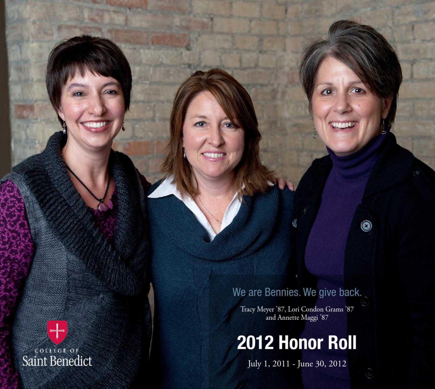 CSB 2012 Honor Roll of Donors by CSB SJU Issuu