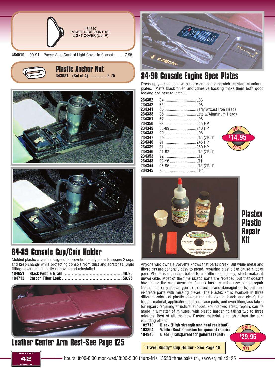 Corvette Central C4 (8496) Corvette Parts Catalog by Corvette Central