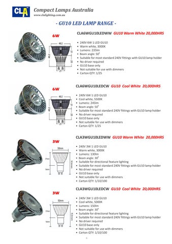 CLA LED 灯饰目录 2012 第 10 页
