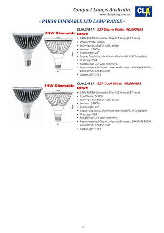 CLA LED 灯饰目录 2012 第 23 页