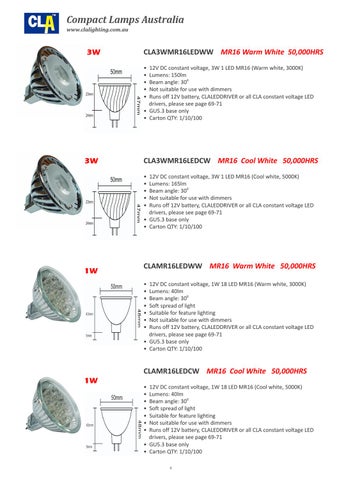 CLA LED 灯饰目录 2012 第 8 页