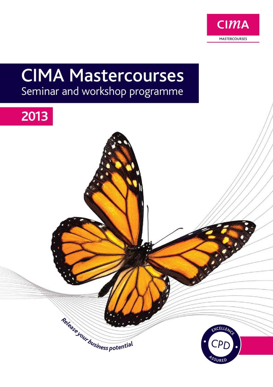 Cima Brochure.pdf CIMA mastercourses 2013 brochure by Chartered Institute of Management ...