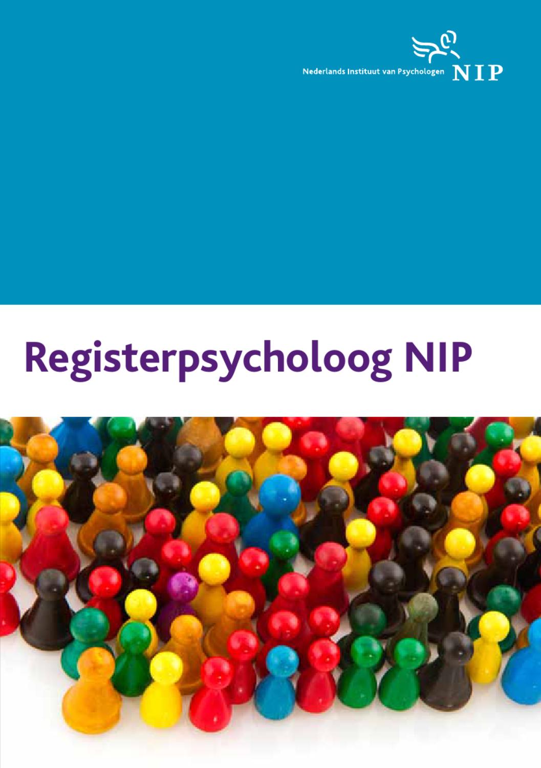 Registerpsycholoog NIP by Nederlands Instituut van Psychologen Issuu