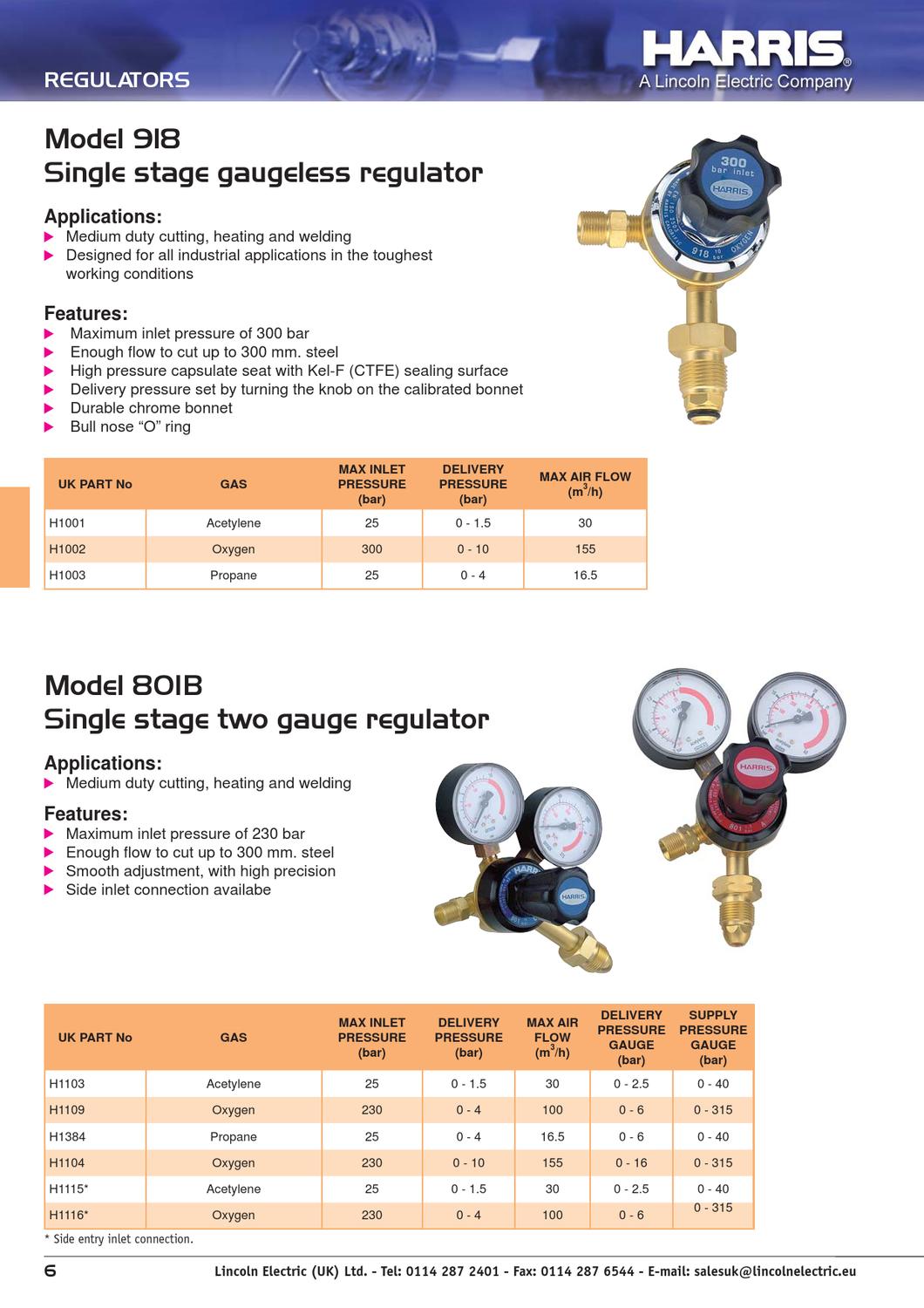Harris Gas Equipment Catalogue UKEnglish by Rapid Welding Issuu